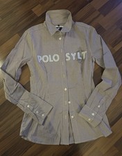 POLO SYLT ❤️Karobluse Damen Bluse Gr. S Braun/Weiss neuwertig ❤️
