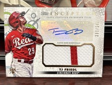 2022 Topps Inception TJ Friedl Rookie Patch Auto /249 SP Cincinnati Reds