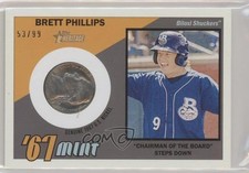 2016 Topps Heritage Minor League Edition Nickel 53/99 Brett Phillips #67M-BP 0t2
