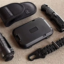 Men's Slim Wallet, Pop-Up Card Holder & Money Clip - Lightweight Minimalist Cash