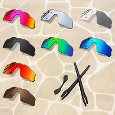 Anti-Scratch Replacement Lenses Rubber Kit for Oakley Radar EV Pitch OO9211