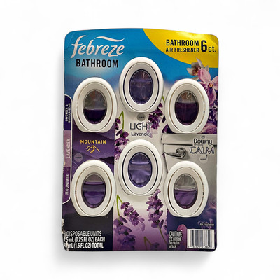 Febreze Bathroom Air Freshener 6-Count Multi Scent Assortment