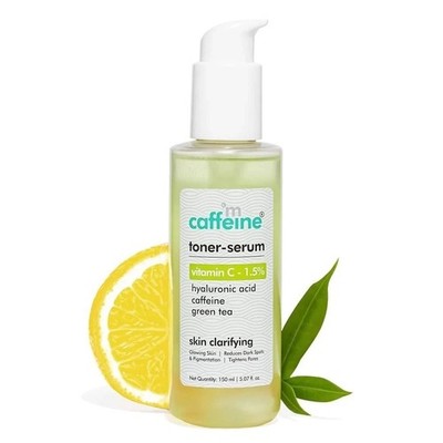 mCaffeine 1.5% Vitamin C 2in1 Face Toner-Serum with Green Tea 150ml