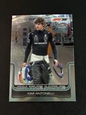 2025 Topps Chrome Formula 1 - Kimi Antonelli #185 On the Move Base RC - F1 A