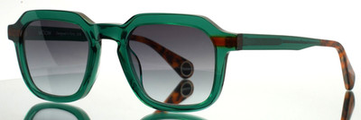 WOOW Super Dancer 1 3193 Bottle Green Transparent Mens Sunglasses 50-21-145 B:40