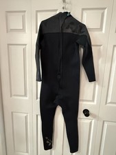 Bare Revel Full Men's Wetsuit 3/2 mm Black Gray zip surf scuba dive suit