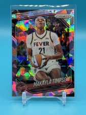 2025 Panini Prizm WNBA Makayla Timpson RC #14 Cracked Ice Indiana Fever Rookie