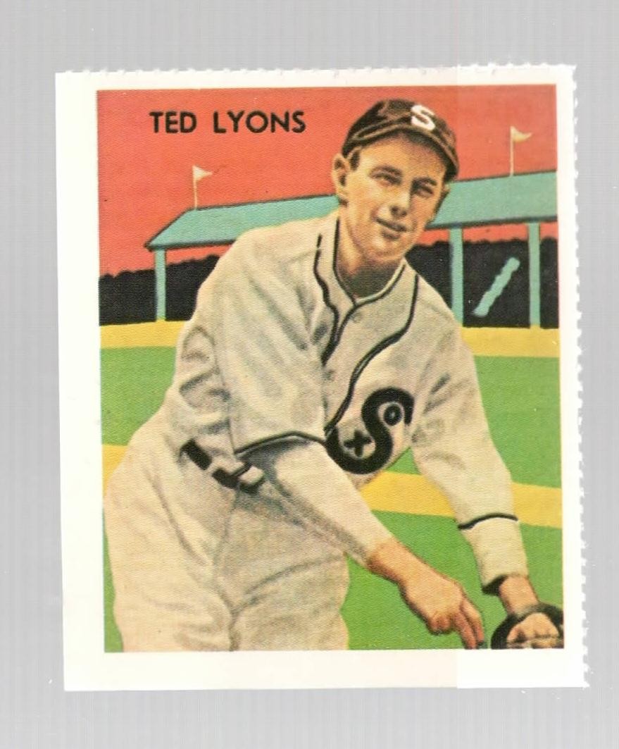 1982 Dover 1934-36 Chicle Stars R327 Reprint Ted Lyons Chicago White Sox #43