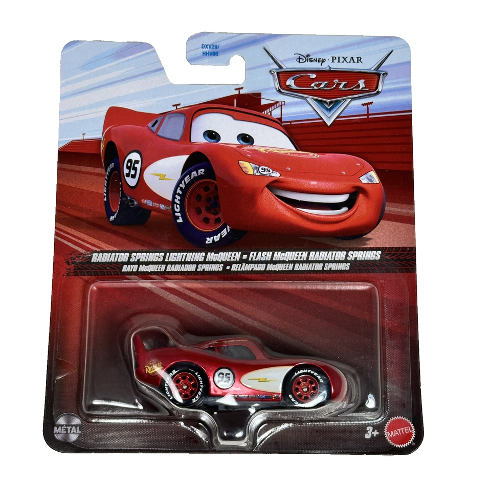 Disney Pixar Cars Radiator Springs Lightning McQueen Diecast Red ...