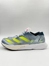 Adidas Men’s Adizero Adios 8 Running Size 12 Blue/Yellow |H03615|