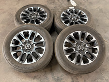 Set Of Four Used Oem 20 Toyota Tundra Wheels 26560r20 Yokohama Xcv Tires Lt