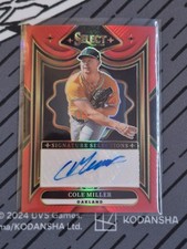 2025 Panini Select Baseball - #SS-3 Cole Miller Signature Selections RC  26/99