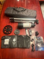 Beginner Astronomical Telescope F40070AZ w/Tripod  Case Viewing Stars Moon R11
