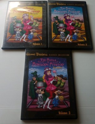 The Perils Of Penelope Pitstop Complete Series 1-3 DVD All 17 Episodes EU a