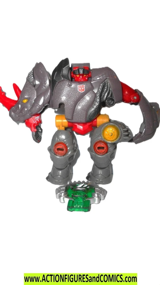 TRANSFORMERS cybertron BACKSTOP RHINO hasbro toys rhinox 2006 Complete cyber key - Image 3 of 4