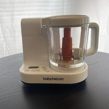 Baby Brezza Food Maker One Step Glass Steam Blend White 4 Cups