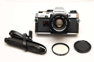 Olympus OM10 mit Olympus Zuiko MC Auto-S 50mm 1:1.8