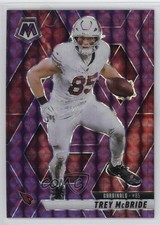 2025 Panini Mosaic Purple Mosaic Prizm /49 Trey McBride #176 1m63