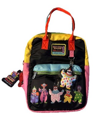 Killer Klowns From Outer Space Convertible Square Backpack or Crossbody Bag