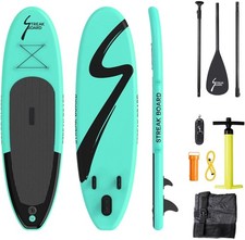 SUP Board Stand Up Paddle Surfboard 305cm aufblasbar + Paddel Surfbrett Paddling