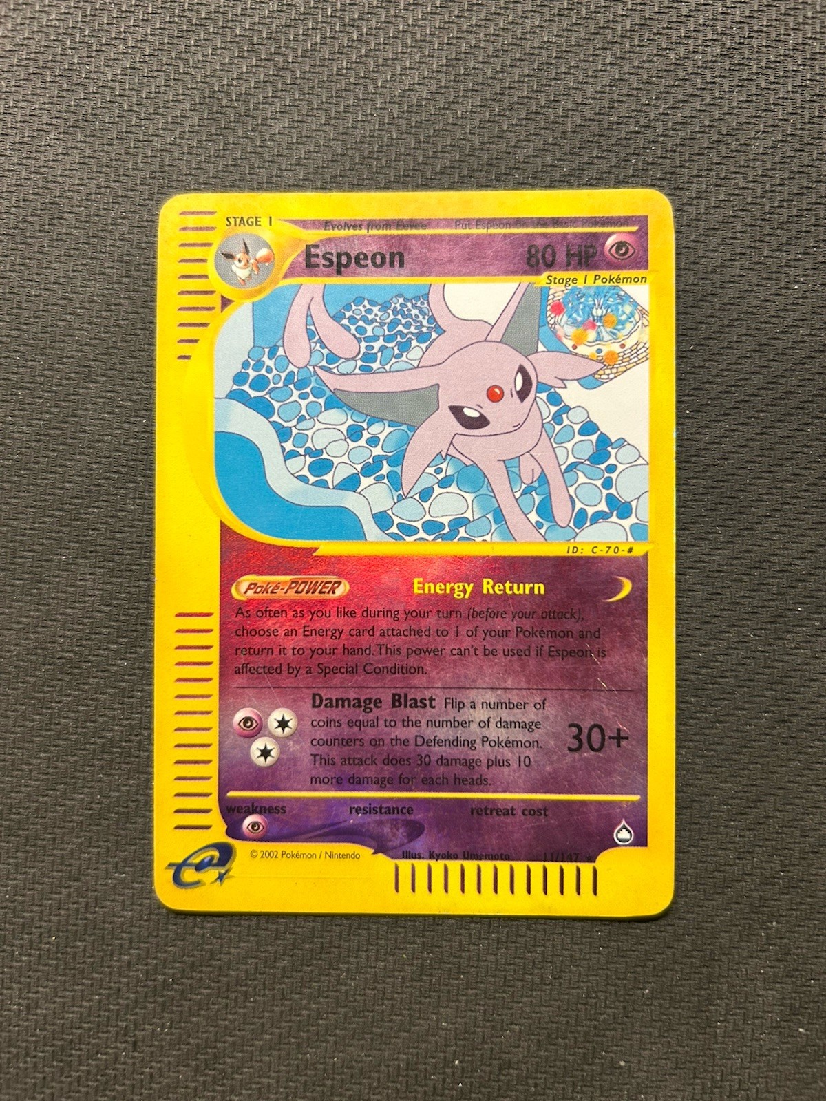 Pokemon TCG Espeon 11/147 Reverse Holo! HP Condition! See Description!
