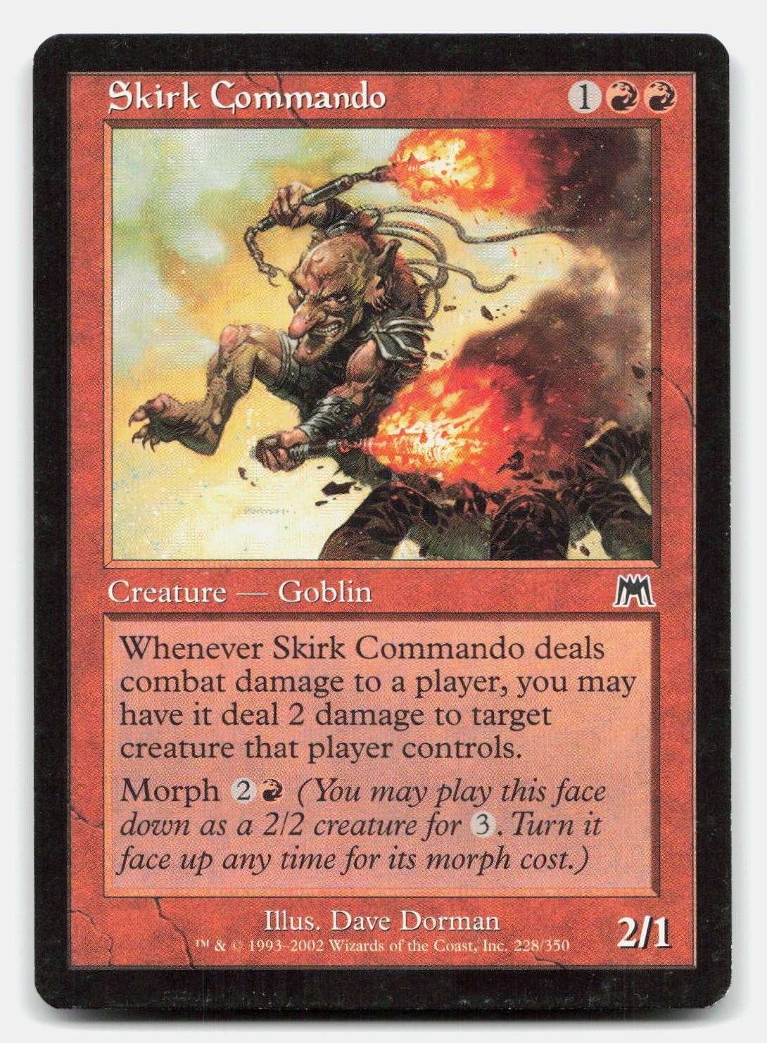 Skirk Commando 228 Common Onslaught Magic: The Gathering Near Mint