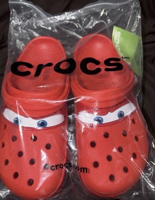 Crocs Lightning McQueen Unisex Adult USA Size M4/W6 ? No Light   Up