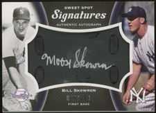 2008 Sweet Spot Signatures Black Leather Moose Skowron Certified Auto #/250