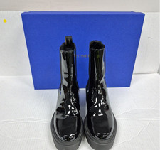 Stuart Weitzman Womens Black Patent Leather C...