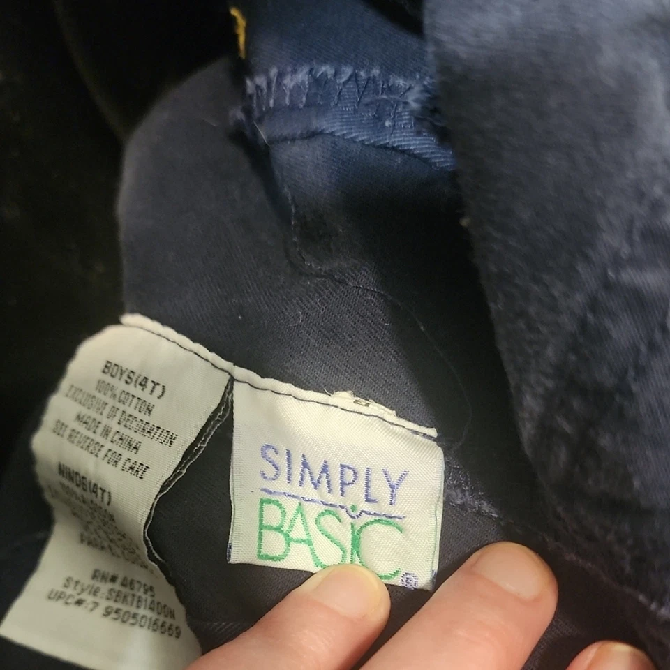 Macacão curto azul e amarelo T-Rex vintage - Imagem 3 de 4