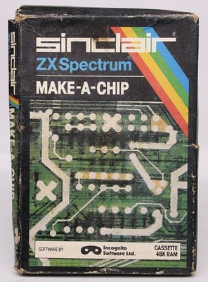 MAKE-A-CHIP INCOGNITO SOFTWARE SINCLAIR ZX SPECTRUM GAME USED ENGLISH FR1 88834