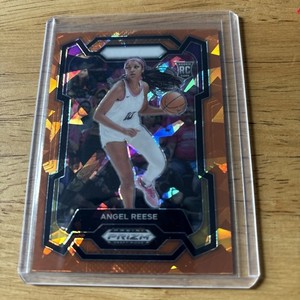 2024 Panini Prizm Draft Picks - Angel Reese #38 Orange Ice Prizm (RC)