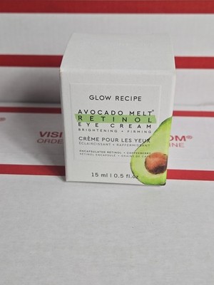 Glow Recipe Avocado Melt Retinol Eye Cream 0.5 oz, New