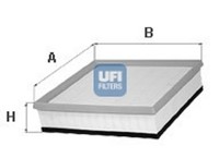 Luftfilter UFI 30.113.00 Filtereinsatz FüR Classic VW 9K9A Polo 6V2 Skoda Seat 3