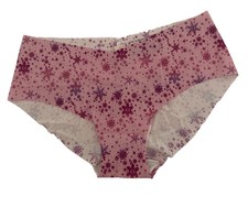Victoria  s Secret Snowflake Design Hiphugger Panty Size Medium NWT