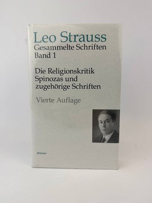 Leo Strauss Die Religionskritik Spinozas Buch
