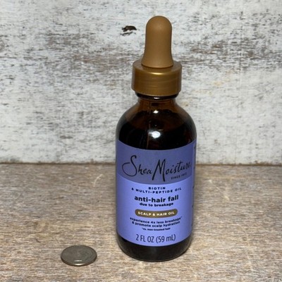 Shea Moisture Anti-Hair Fall Due To Breakage Scalp & Hair Oil 2 fl oz /59mL New