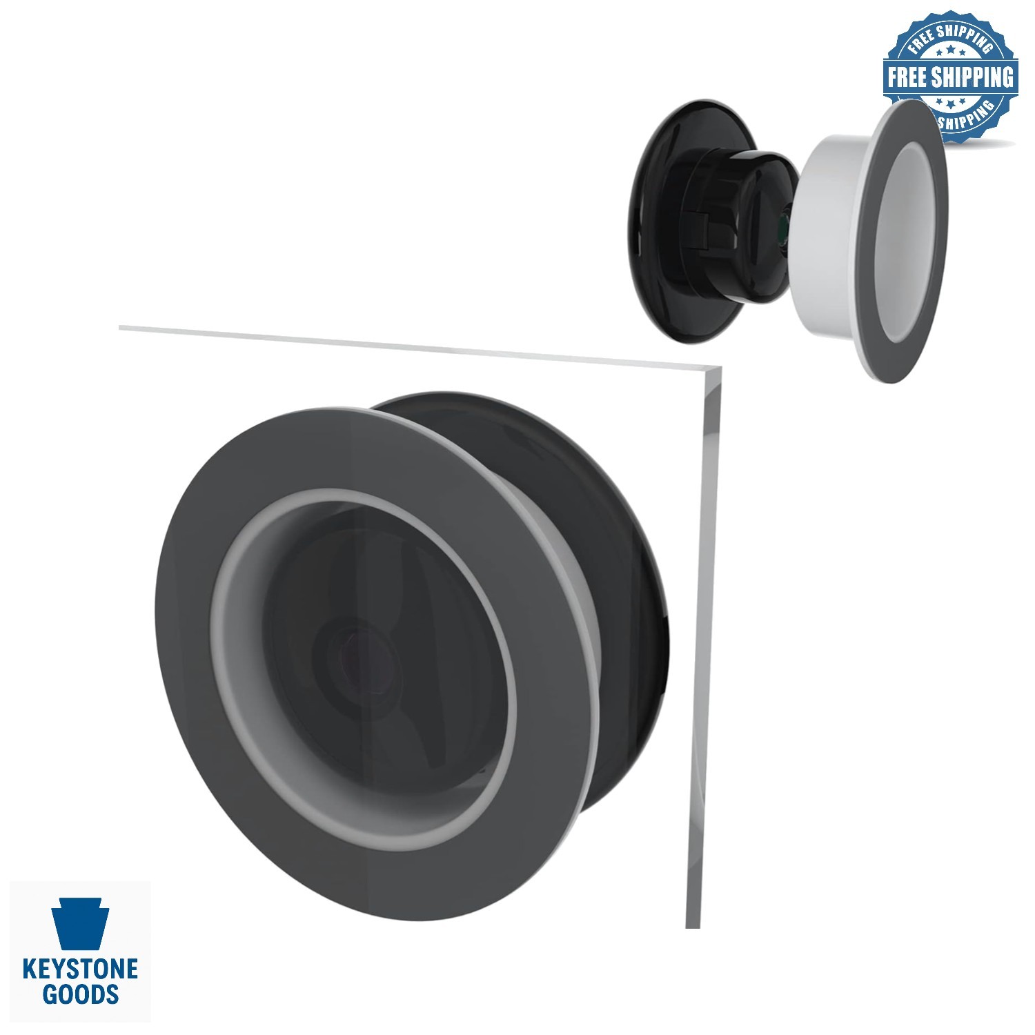 Yi Home Camera Window Mount - 2 Pack, Indoor/Outdoor Use, No