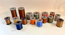 Molnlycke Thread Lot Of 16 Spools Variety Polyester Spun Syntet VTG
