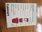 New Cuisinart ICE25R Classic Frozen Yogurt Ice Cream & Sorbet Maker Red 1.5 Qt — photo 3