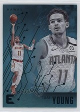 2019-20 Panini Chronicles Essentials Teal Trae Young #205 1m8f