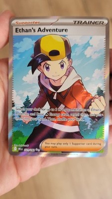 Pokemon Card Ethan s Adventure 221/182 Destined Rivals Full Art Englisch  NM