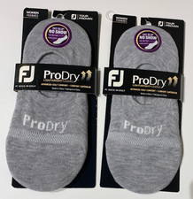 FJ Footjoy NO SHOW 2 Pair ProDry Lightweight Advanced Golf Comfort Womens US 6-9