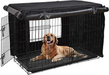 Dog Crate Cover 42 Inch Dog Kennel Cover for Large Dog, Heavy Duty Oxford Fabric
