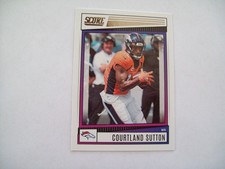COURTLAND SUTTON 2022 PANINI SCORE #74 DENVER BRONCOS