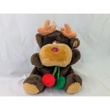 Fun World Reindeer Moose Plush 8 Inch Stuffed Animal Toy