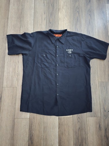Lucky 13 Motorcycle Shirt Iron