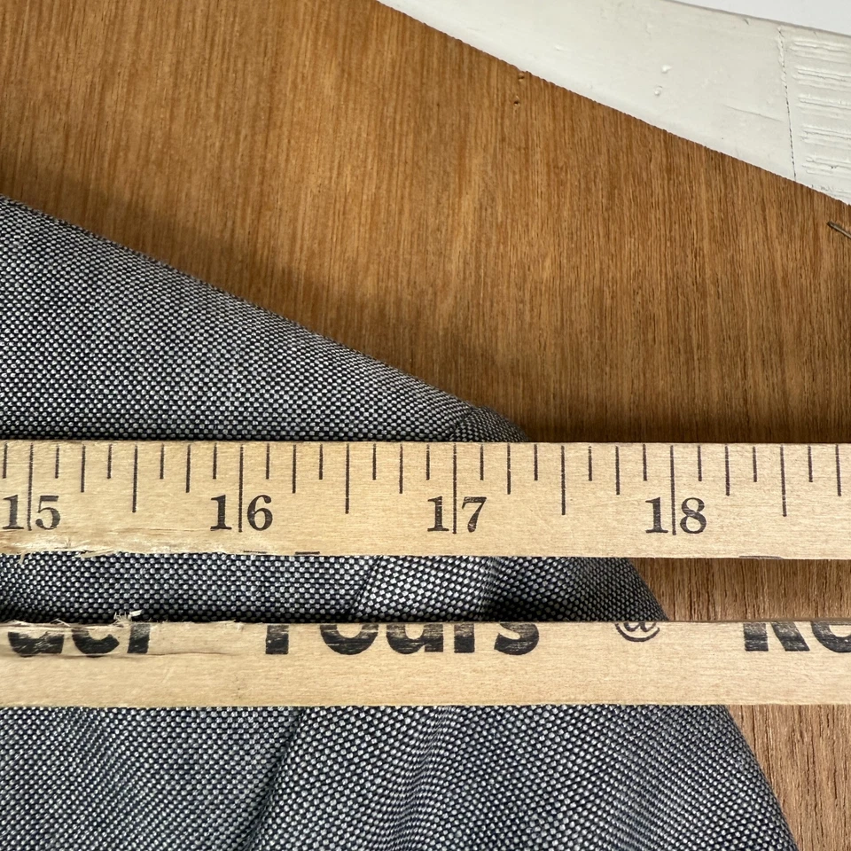 Traje Alexandre Para Hombre 40R Gris Plateado Doble Pecho 4x1 Lana Mohair Lona 30x31 Foto 4 de 4