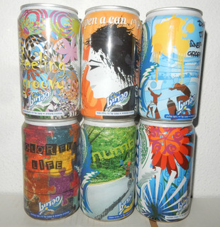 SPRITE 6 Cans ART set from ISRAËL (330ml) Foil Label !!