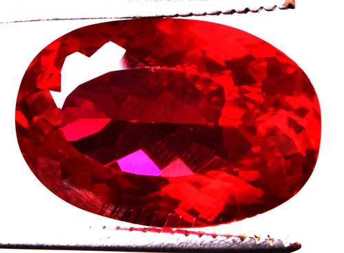 31 Cts. Natural Mozambique Red Ruby Oval Shape Certified Gemstone